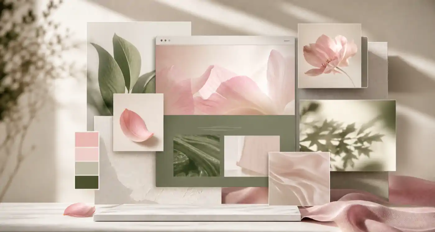AI-assisted editorial image direction for web design